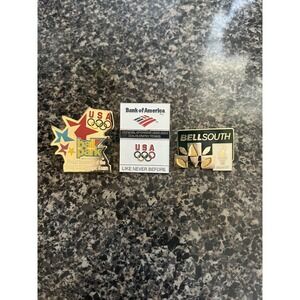 Vintage Olympic pins 🏅Ball‎ Park- Bank Of America- Bellsouth